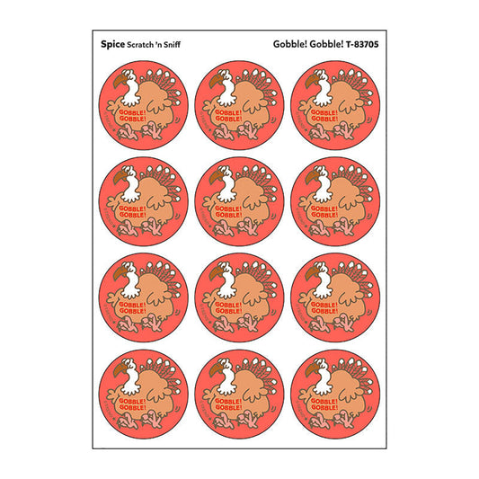 Stinky Stickers Gobbl Gobble Spice Scent (Pack of 12)