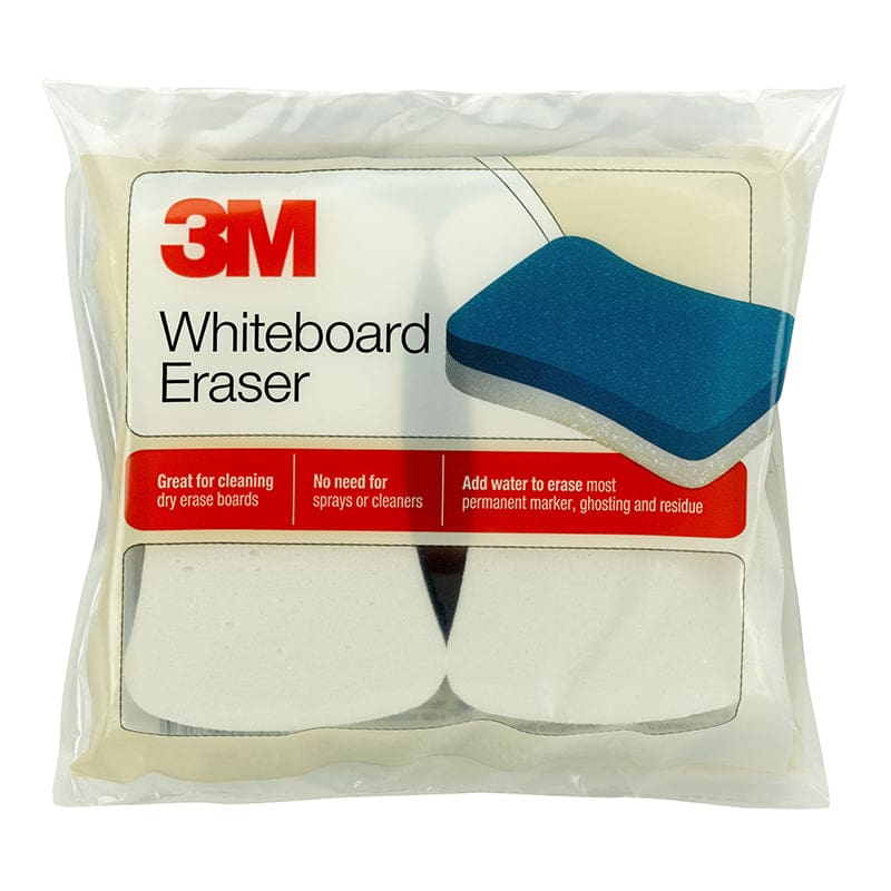 2Ct 3M Whiteboard Eraser Pads (Pack of 6) - Erasers - 3M Company