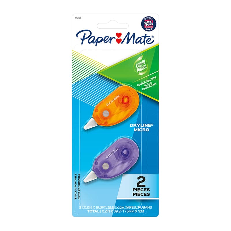 2Ct Papermate Micro Correction Tape (Pack of 10) - Liquid Paper - Sanford L.p.