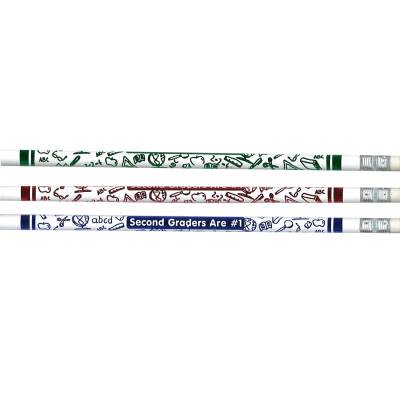 2Nd Graders Are Number 1 12Pk (Pack of 12) - Pencils & Accessories - Larose Industries- Rose Moon