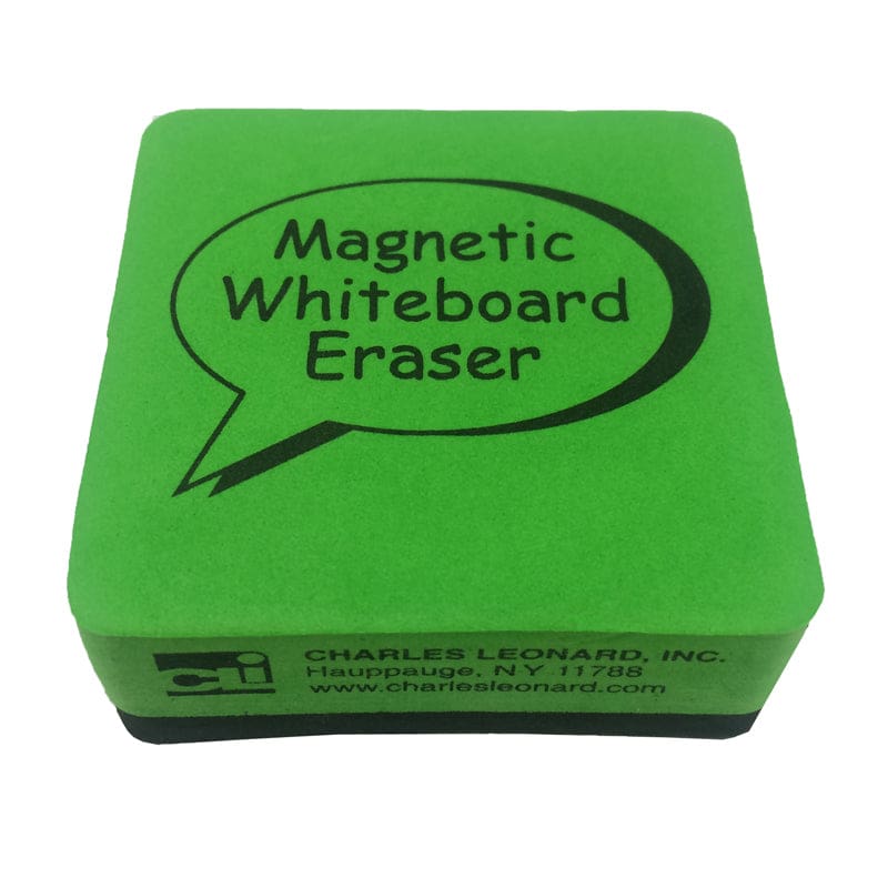 2X2 Lime 12Pk Magnetic Whiteboard Erasers (Pack of 6) - Erasers - Charles Leonard