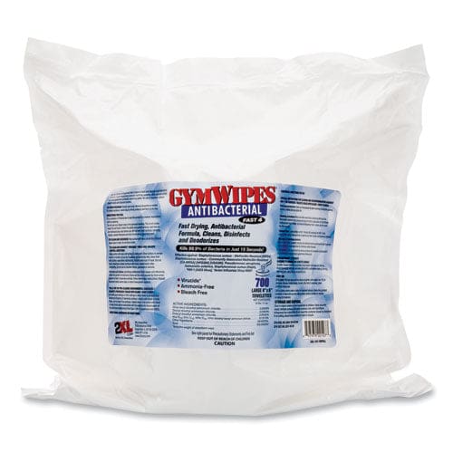 2XL Antibacterial Gym Wipes Refill 6 X 8 700 Wipes/pack 4 Packs/carton - School Supplies - 2XL