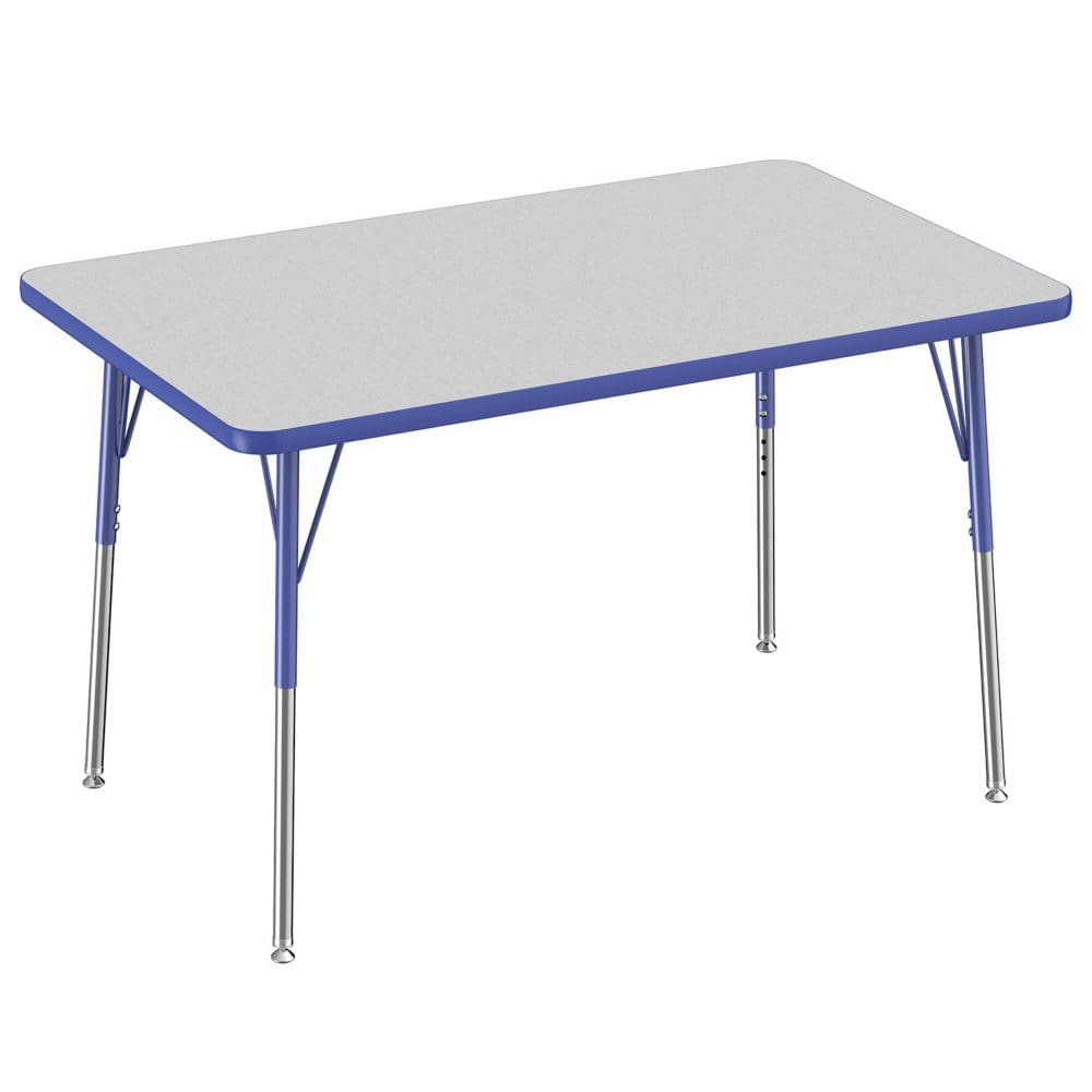 30 x 48 Rectangle T-Mold Adjustable Activity Table (Assorted Options) - Kids Furniture - Unknown