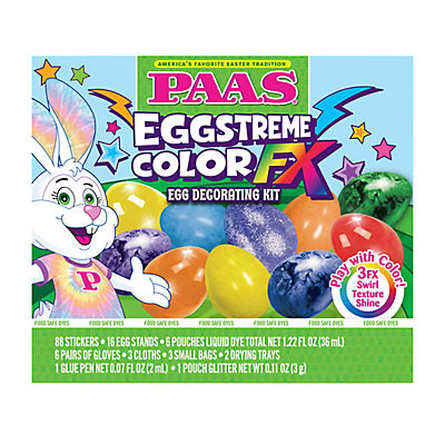 PAAS Eggstreme Color FX Egg Decorating Kit