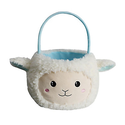 Hugfun Figural Plush 14" Easter Basket with Stuffed Animal