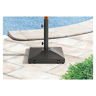 Berkley Jensen Concrete Umbrella Base with Wheels, 60 lbs.