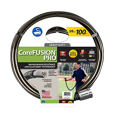 Swan CoreFusion Pro 100' Heavy Duty Garden Hose - Black