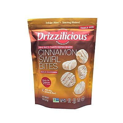 Drizzilicious Cinnamon Swirl Mini Rice Cakes, 8 oz.