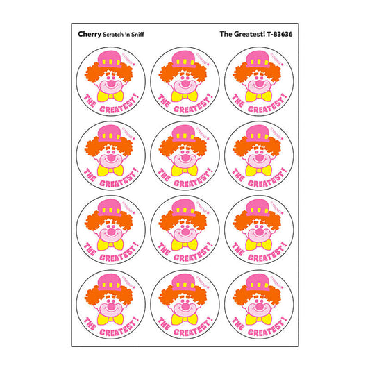 Stinky Stickers The Greatest Cherry Scent (Pack of 12)