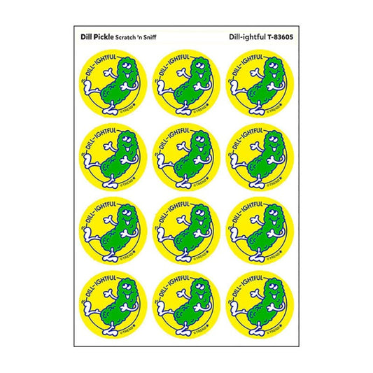 Stickers Dillightful Dill Pickle Scent (Pack of 12)