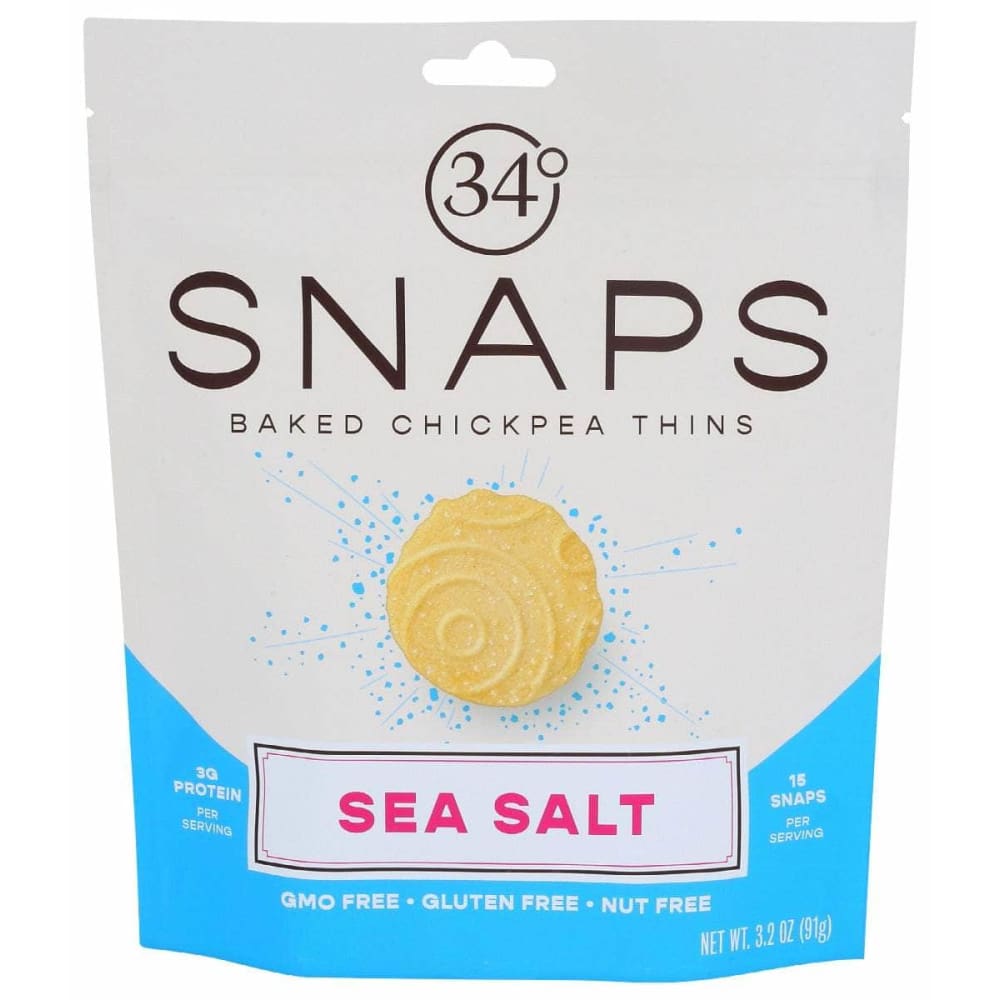 34 DEGREES 34 DEGREES Sea Salt Snaps, 3.2 oz