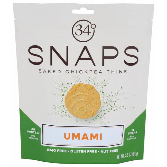 34 DEGREES 34 DEGREES Umami Snaps, 3.2 oz