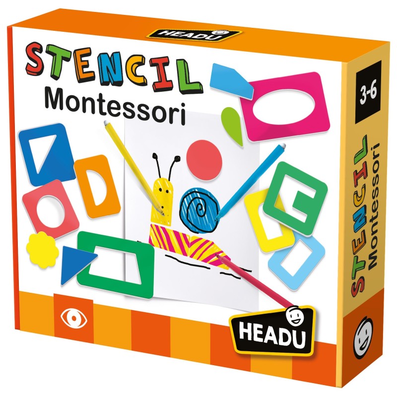 Stencil Montessori (Pack of 3)