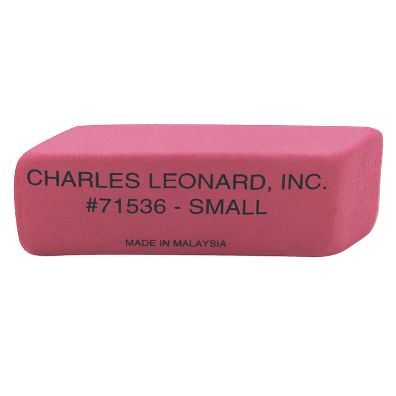 36/Bx Pink Economy Wedge Erasers Small (Pack of 6) - Erasers - Charles Leonard