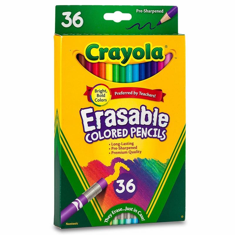 36Ct Crayola Erasable Color Pencils (Pack of 2) - Colored Pencils - Crayola LLC
