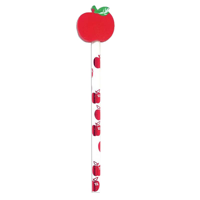 36Ct Pencil And Eraser Topper Apple Write Ons - Pencils & Accessories - Larose Industries- Rose Moon