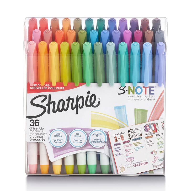 36Ct Sharpie S-Note Markers - Markers - Sanford L.p.