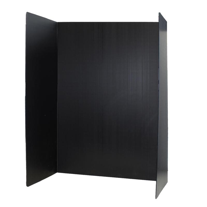 36X48 Corrugated Projbrd Blck 10Pk Plastic - Presentation Boards - Flipside