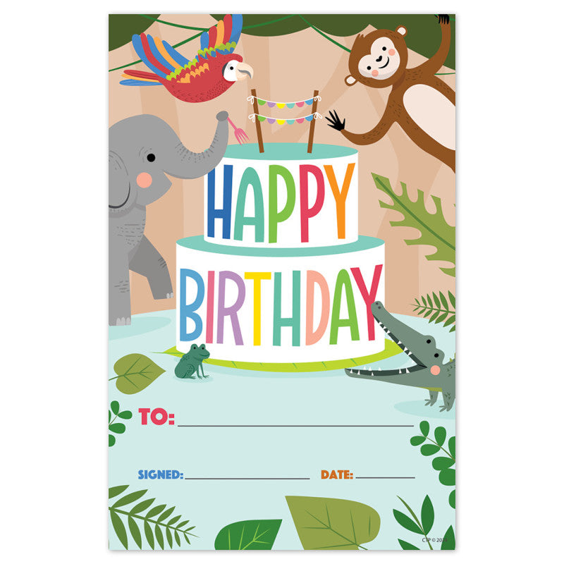 Happy Birthday Jf Awards (Pack of 8)