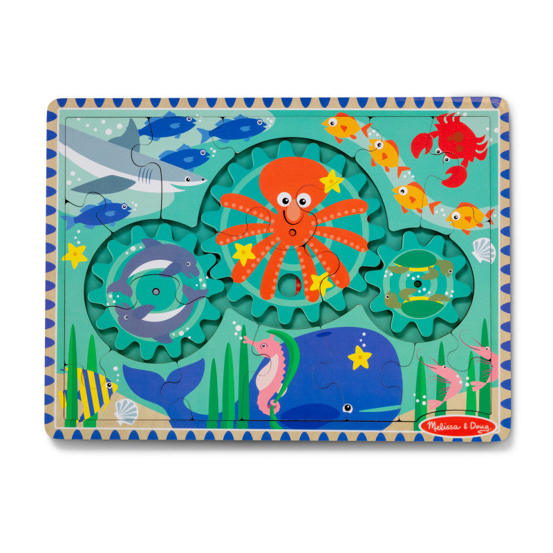 Underwater Wooden Gear Puzzle (Pack of 2)
