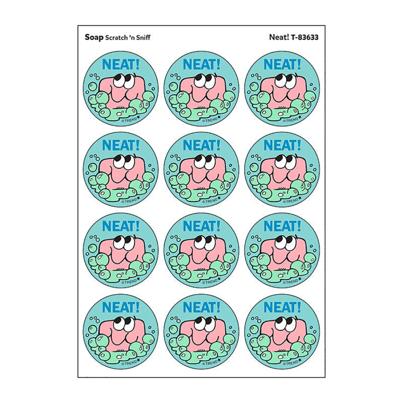 Stinky Stickers Neat Soap Scent (Pack of 12)