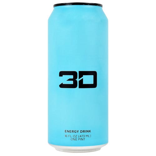 3D Energy Drink Blue Raspberry 12 ea - 3D Energy
