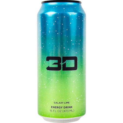3D Energy Drink Galaxy Lime 12 ea - 3D Energy