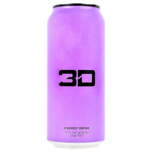 3D Energy Drink Grape 12 ea - 3D Energy