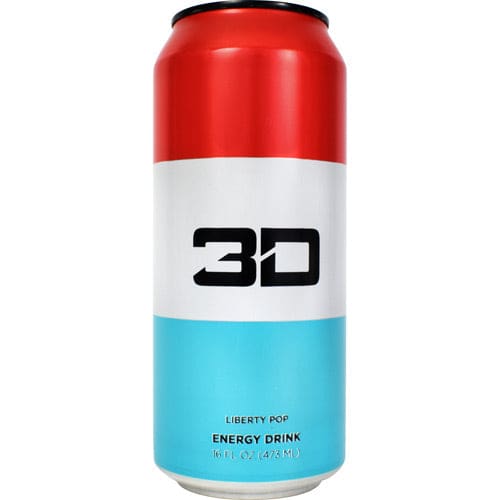 3D Energy Drink Liberty Pop 12 ea - 3D Energy