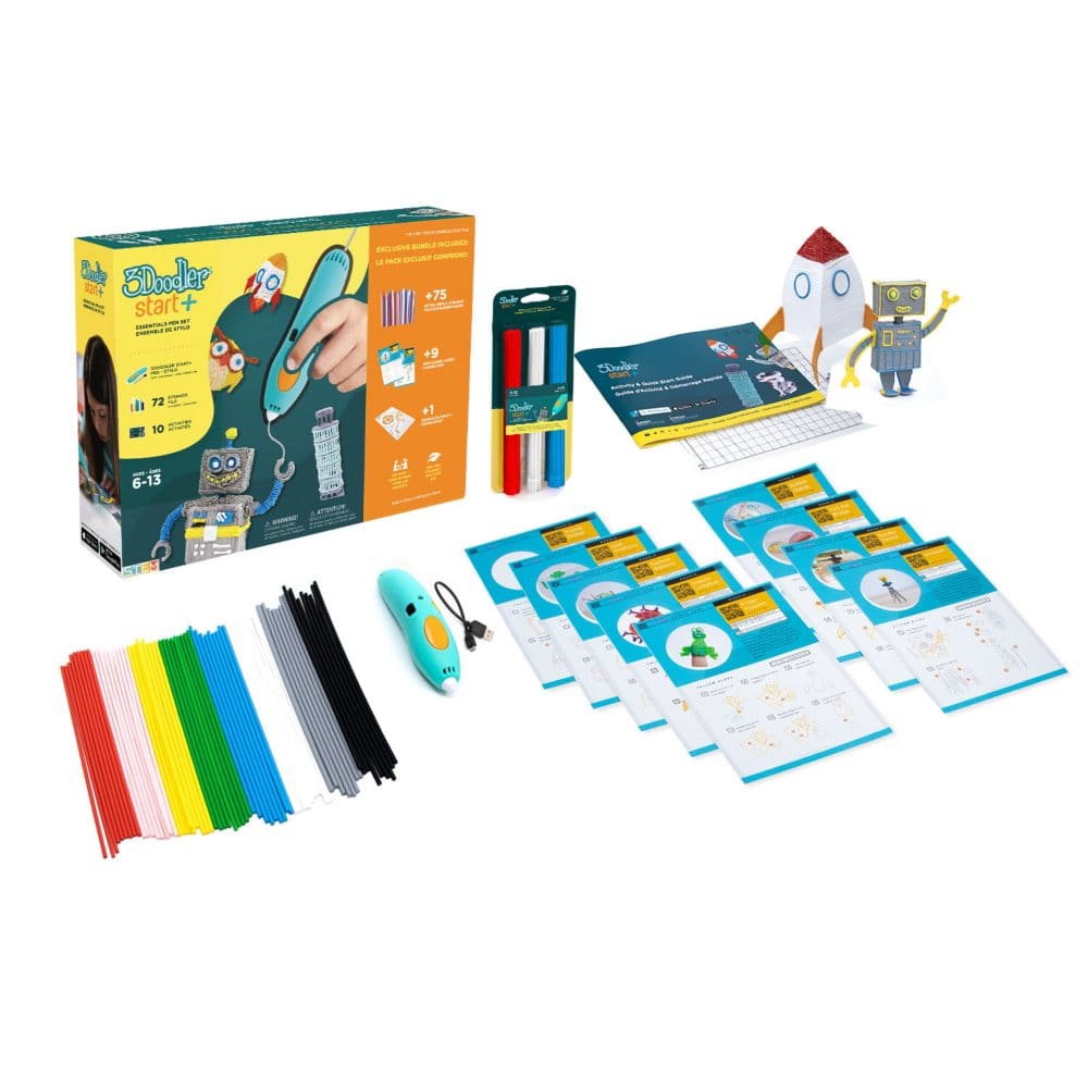 3Doodler Start+ Pen Set STEM Bundle - Learning & Educational Toys - 3Doodler