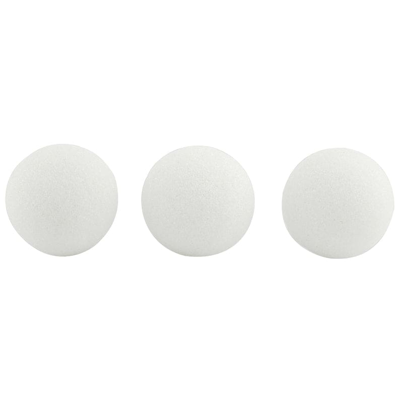 3In Styrofoam Balls 50 Pieces - Styrofoam - Hygloss Products Inc.