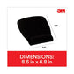 3M Antimicrobial Foam Mouse Pad With Wrist Rest 8.62 X 6.75 Black - Technology - 3M™