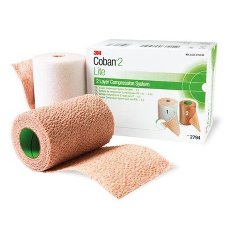 3M Coban 2 Layer Lite Compression Sys Case of 8 - Wound Care >> Basic Wound Care >> Bandage - 3M