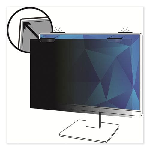 3M Comply Magnetic Attach Privacy Filter For 23 Widescreen Flat Panel Monitor 16:9 Aspect Ratio - Technology - 3M™