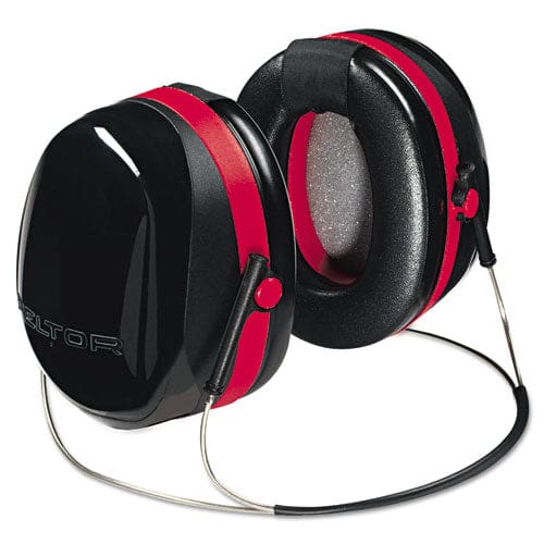 3M E-a-r Peltor Optime 105 Behind-the-head Earmuffs 29 Db Nrr Red/black - Janitorial & Sanitation - 3M™