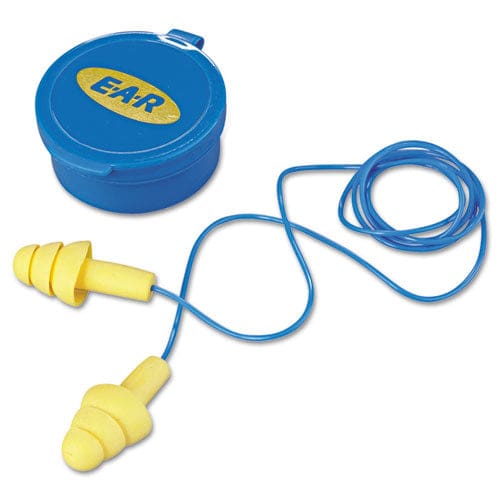 3M E-a-r Ultrafit Multi-use Earplugs Corded 25nrr Yellow/blue 50 Pairs - Janitorial & Sanitation - 3M™
