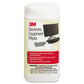3M Electronic Equipment Cleaning Wipes 5.5 X 6.75 White 80/canister - School Supplies - 3M™
