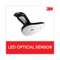 3M Ergonomic Wireless Three-button Optical Mouse 2.4 Ghz Frequency/30 Ft Wireless Range Right Hand Use Black - Technology - 3M™