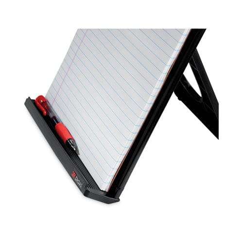 3M Fold-flat Freestanding Desktop Copyholder 150 Sheet Capacity Plastic Black/silver Clip - Office - 3M™