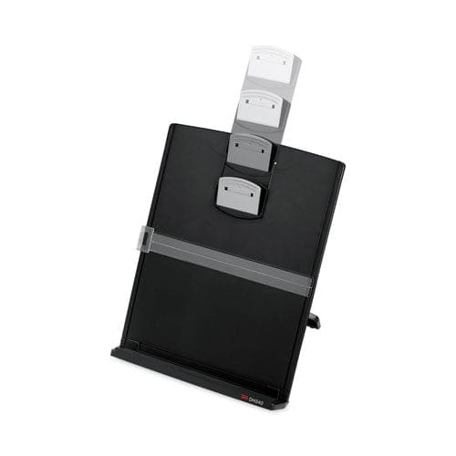 3M Fold-flat Freestanding Desktop Copyholder 150 Sheet Capacity Plastic Black/silver Clip - Office - 3M™