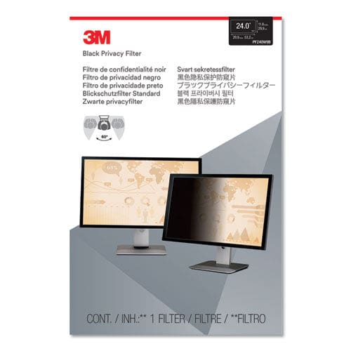 3M Frameless Blackout Privacy Filter For 24 Widescreen Flat Panel Monitor 16:9 Aspect Ratio - Technology - 3M™