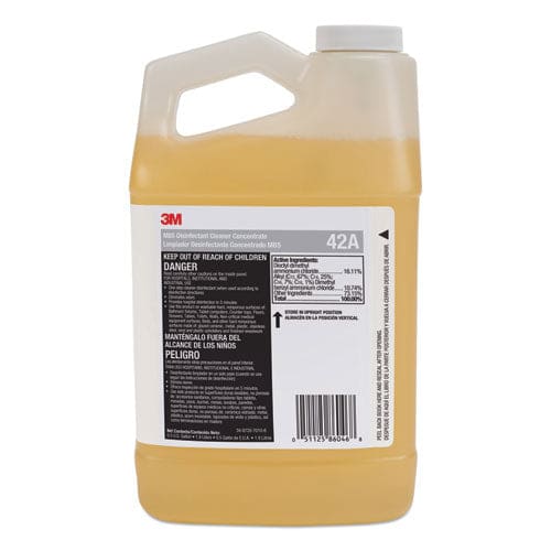 3M Mbs Disinfectant Cleaner Concentrate 0.5 Gal Bottle Unscented 4/carton - School Supplies - 3M™
