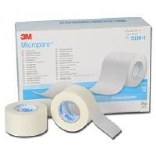 3M Micropore Paper Tape 1 X 10Yds Box of 12 - Wound Care >> Basic Wound Care >> Tapes - 3M