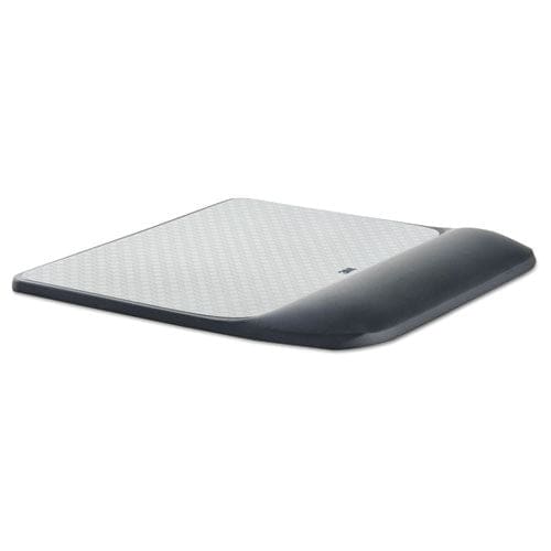 3M Mouse Pad With Precise Mousing Surface And Gel Wrist Rest 8.5 X 9 Gray/black - Technology - 3M™