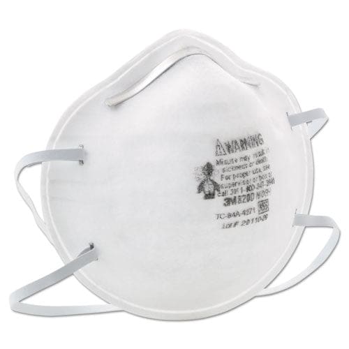 3M N95 Particle Respirator 8200 Mask Standard Size 20/box - Janitorial & Sanitation - 3M™