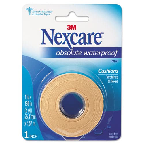 3M Nexcare Absolute Waterproof First Aid Tape Foam 1 X 180 - Janitorial & Sanitation - 3M Nexcare™