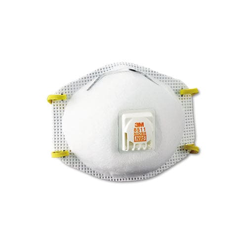 3M Particulate Respirator W/cool Flow Exhalation Valve Standard Size 10/box - Janitorial & Sanitation - 3M™