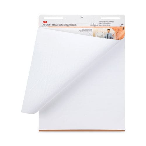 3M Professional Flip Chart Unruled 25 X 30 White 40 Sheets 2/carton - School Supplies - 3M™