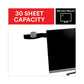 3M Swing Arm Copyholder Adhesive Monitor Mount 30 Sheet Capacity Plastic Black/silver Clip - Office - 3M™