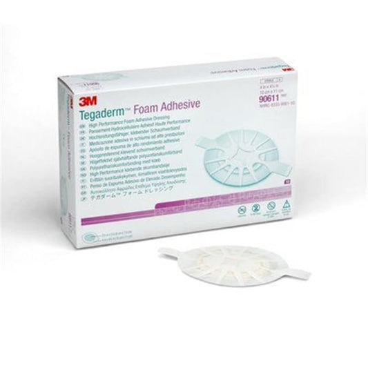 3M Tegaderm Foam Oval 4 X 4-1/2 Box of 10 - Wound Care >> Advanced Wound Care >> Foam Dressings - 3M